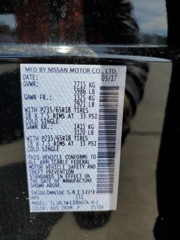 5N1DL0MN1HC541109 Infiniti QX60