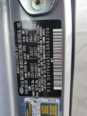 5XYPG4A52LG682700 KIA SORENTO S