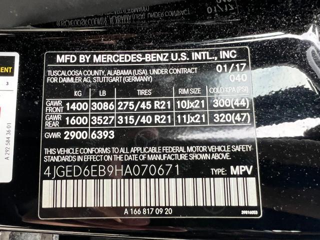 4JGED6EB9HA070671 Mercedes-Benz Gle Coupe 43 Amg