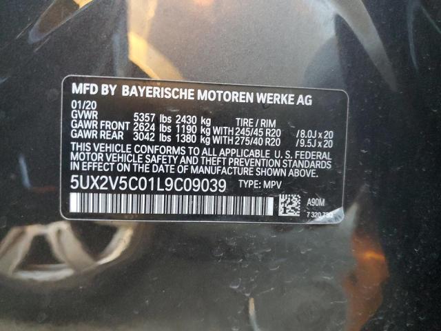 5UX2V5C01L9C09039 BMW X4 Xdrivem40i