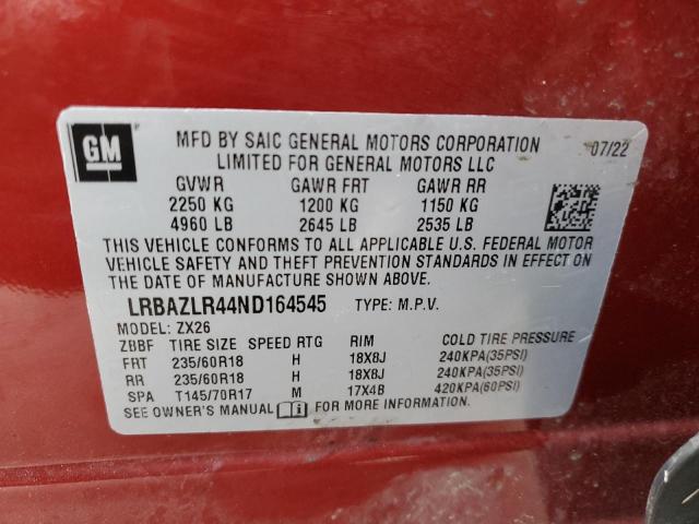 LRBAZLR44ND164545 Buick Envision Preferred