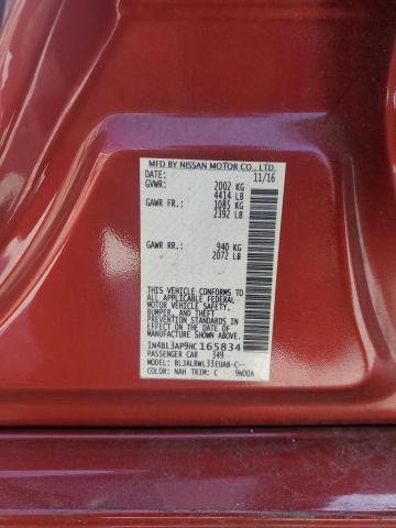 1N4BL3AP9HC165834 Nissan Altima 3.5sl