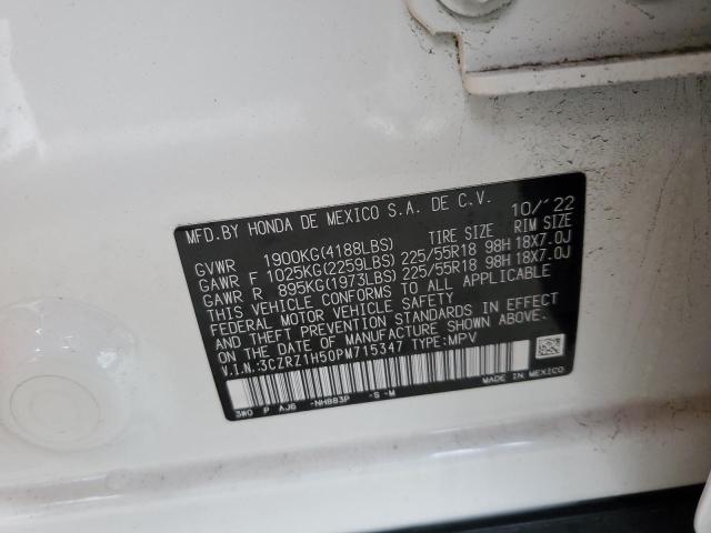 3CZRZ1H50PM715347 Honda HR-V SPORT