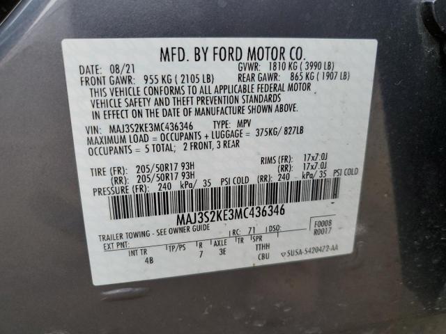 MAJ3S2KE3MC436346 Ford Ecosport Titanium