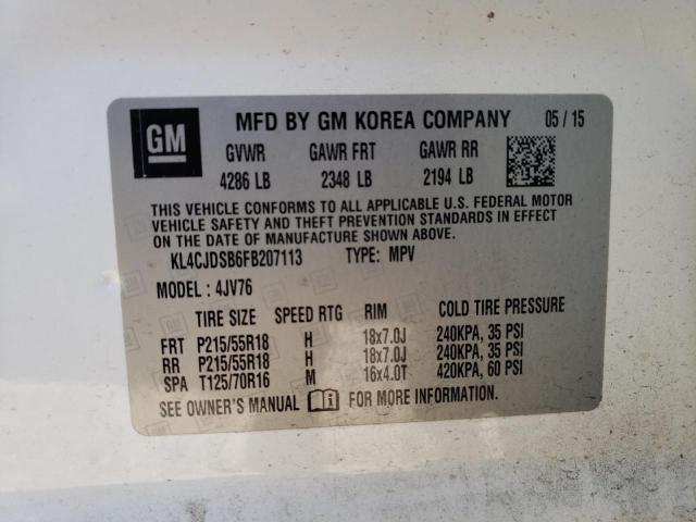 KL4CJDSB6FB207113 Buick Encore Premium