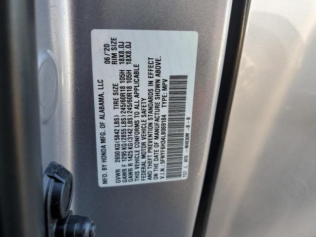 5FNYF6H34LB069184 Honda Pilot Ex