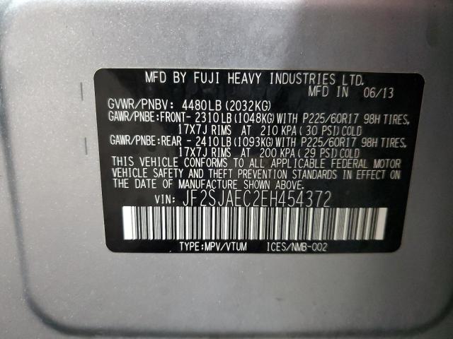 JF2SJAEC2EH454372 Subaru Forester 2.5i Premium