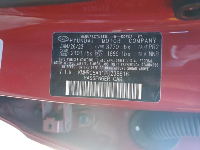 KMHRC8A31PU238816 Hyundai Venue Sel