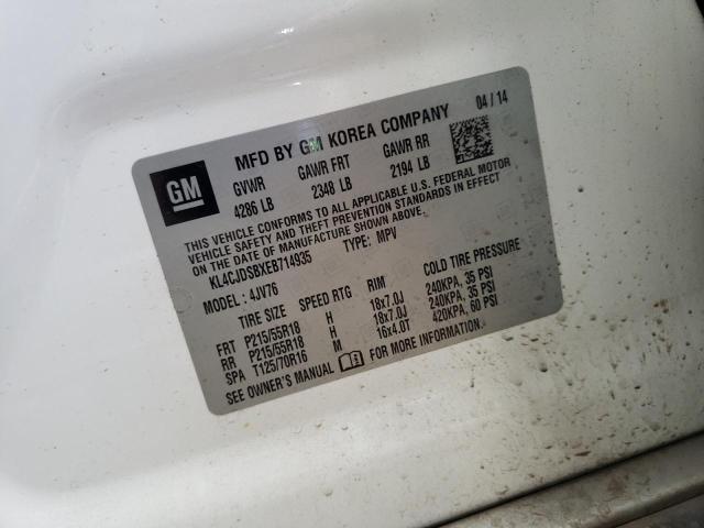 KL4CJDSBXEB714935 Buick Encore Premium