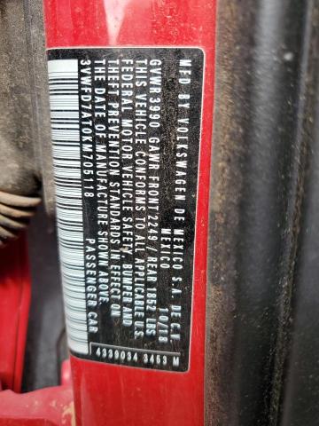 3VWFD7AT0KM705118 Volkswagen BEETLE S