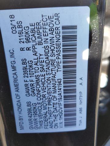 1HGCV1F19JA141943 Honda ACCORD LX