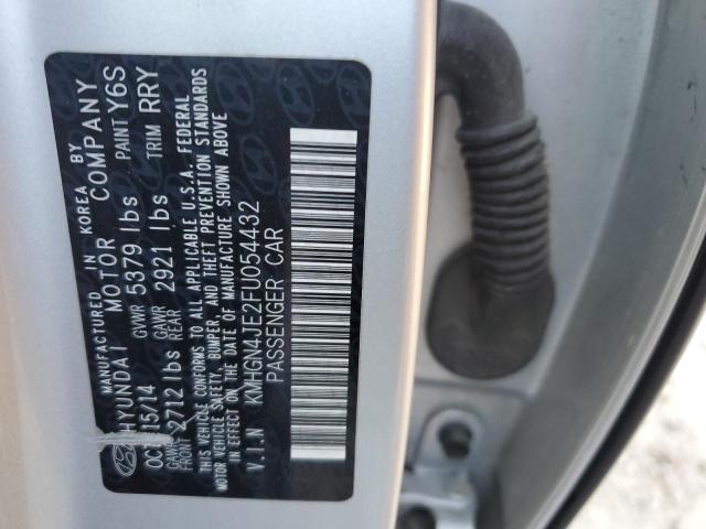 KMHGN4JE2FU054432 Hyundai Genesis 3.8l