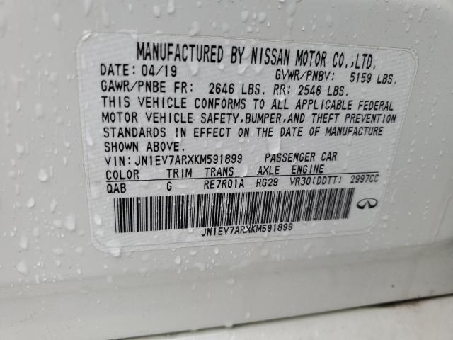 JN1EV7ARXKM591899 Infiniti Q50 LUXE