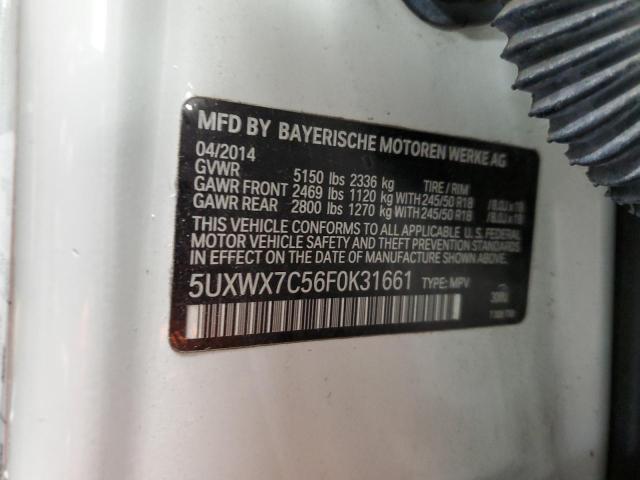 5UXWX7C56F0K31661 BMW X3 Xdrive35i
