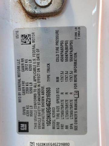 1GC0KUEG4GZ316093 Chevrolet Silverado K2500 Heavy Duty