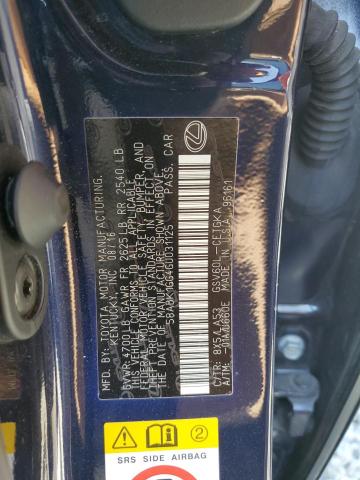 58ABK1GG4GU031125 Lexus ES 350
