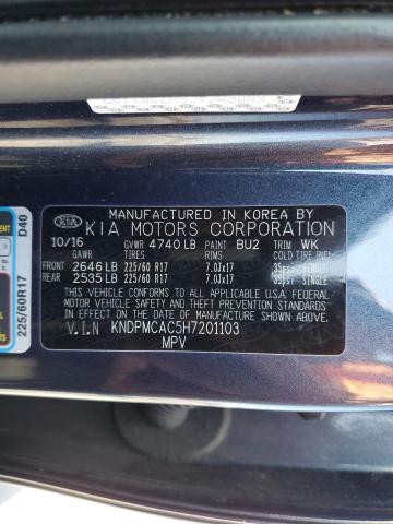KNDPMCAC5H7201103 KIA Sportage Lx
