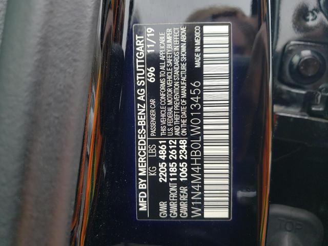 W1N4M4HB0LW013456 Mercedes-Benz Glb 250 4matic