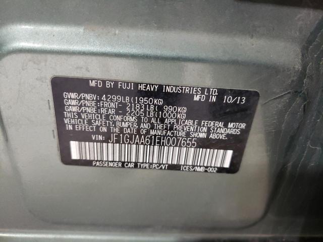 JF1GJAA61EH007655 Subaru Impreza