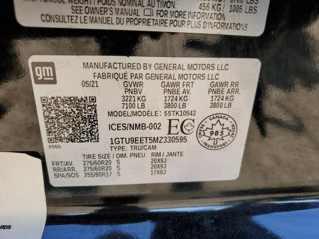 1GTU9EET5MZ330595 GMC Sierra K1500 At4