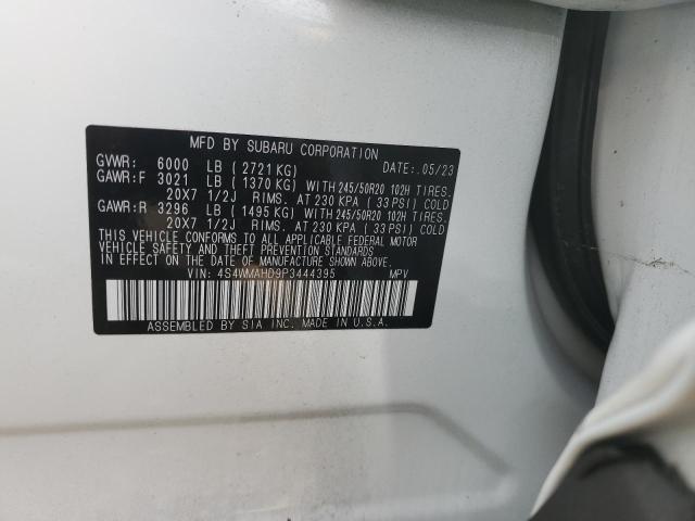 4S4WMAHD9P3444395 Subaru Ascent Premium