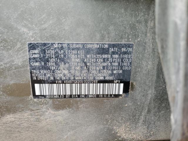 4S4BTGKD3L3227268 Subaru Outback Onyx Edition Xt