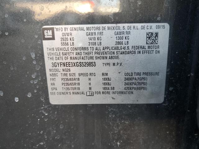 3GYFNEE3XGS529853 Cadillac Srx Luxury Collection
