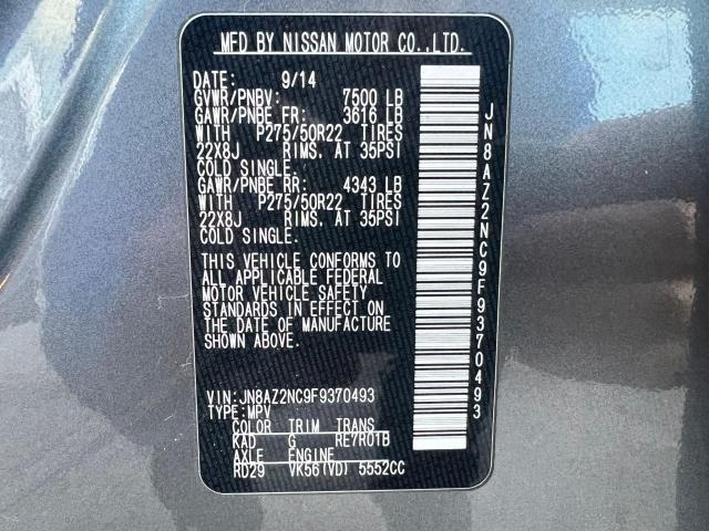 JN8AZ2NC9F9370493 Infiniti QX80