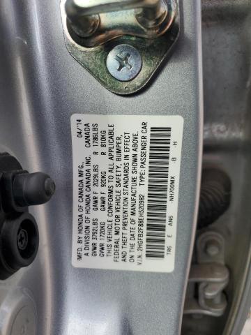2HGFB2F88EH520982 Honda CIVIC EX