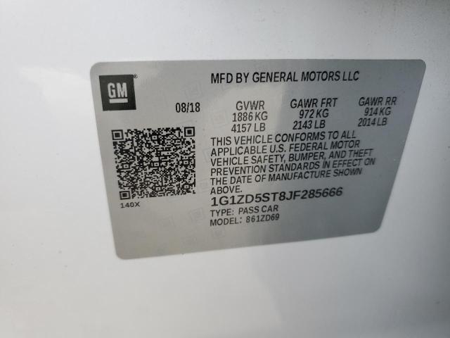 1G1ZD5ST8JF285666 Chevrolet MALIBU LT