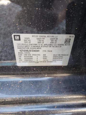 1GTV2VEJ3FZ343341 GMC Sierra K1500 Slt