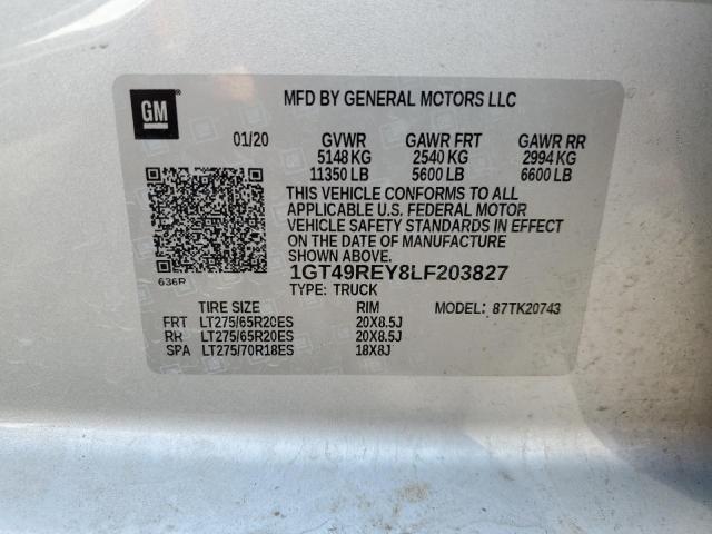 1GT49REY8LF203827 GMC Sierra K2500 Denali