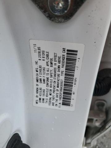 1HGCR2F39GA069937 Honda ACCORD LX