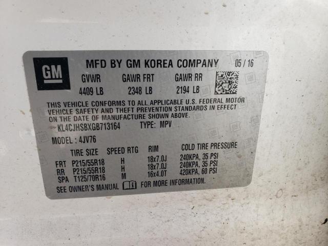 KL4CJHSBXGB713164 Buick Encore Premium