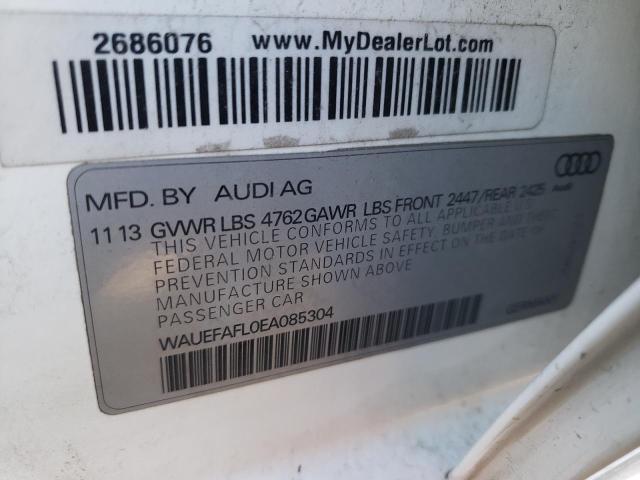 WAUEFAFL0EA085304 Audi A4 Premium Plus