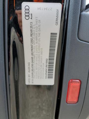 WAUENAF41JN016992 Audi A4 Premium Plus