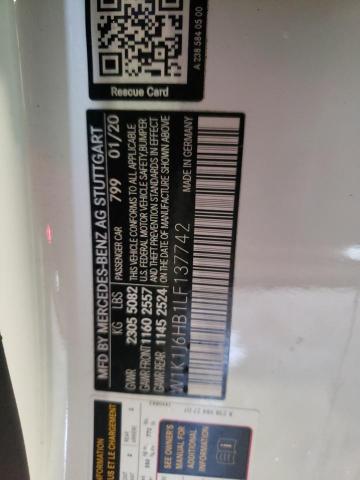 W1K1J6HB1LF137742 Mercedes-Benz E 450