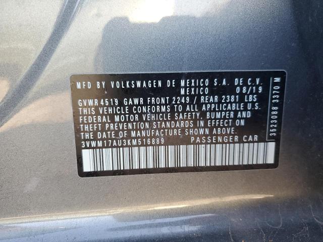 3VWM17AU3KM516889 Volkswagen Golf Alltrack S