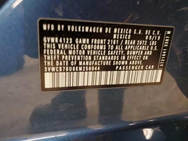 3VWCB7BU8KM256044 Volkswagen JETTA S