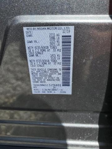 5N1DL0MN2LC529401 Infiniti QX60 LUXE