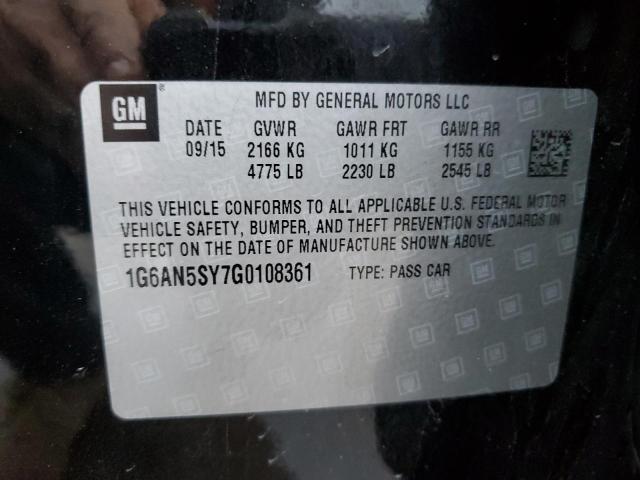 1G6AN5SY7G0108361 Cadillac ATS-V