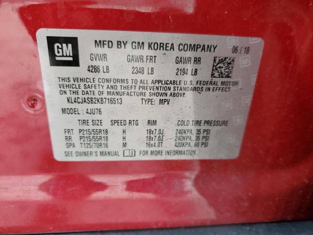 KL4CJASB2KB716513 Buick Encore Preferred