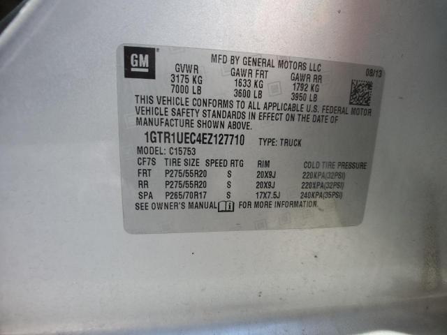 1GTR1UEC4EZ127710 GMC Sierra C1500 Sle