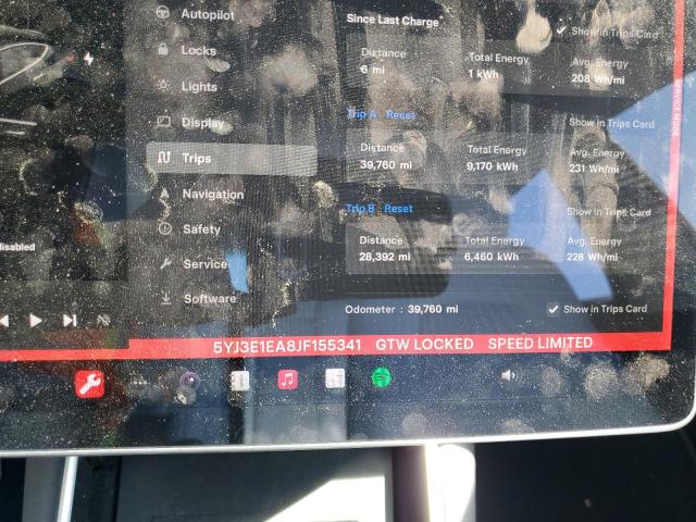 5YJ3E1EA8JF155341 Tesla MODEL 3