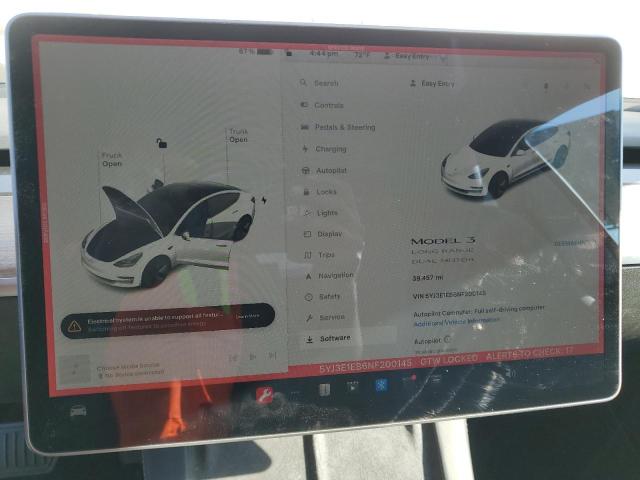 5YJ3E1EB6NF200145 Tesla MODEL 3