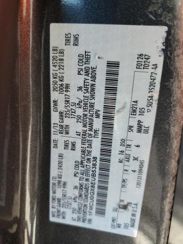 1FMCU0GX8EUB53838 Ford ESCAPE SE
