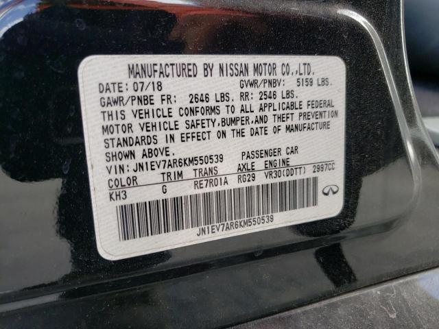 JN1EV7AR6KM550539 Infiniti Q50 LUXE