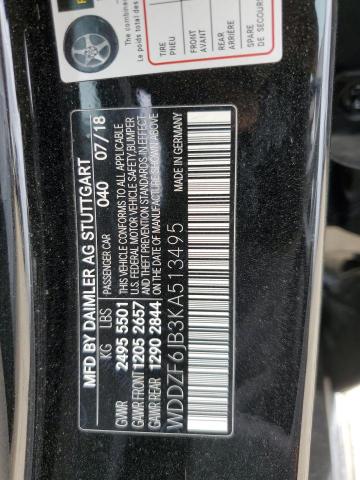 WDDZF6JB3KA513495 Mercedes-Benz E 450 4matic