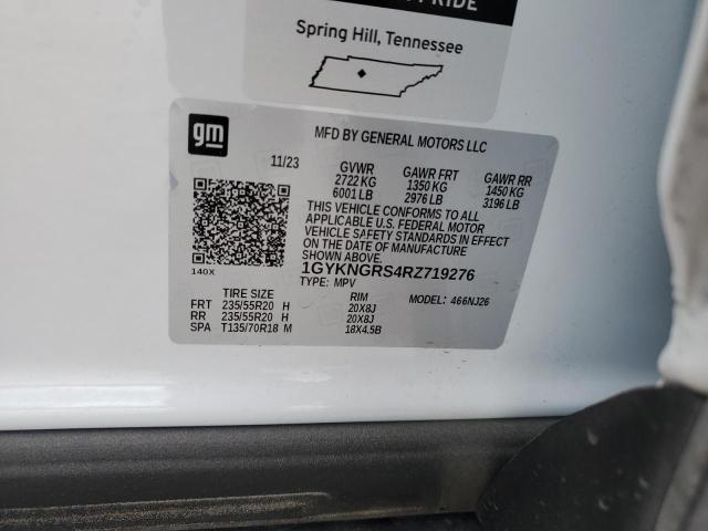1GYKNGRS4RZ719276 Cadillac Xt5 Sport