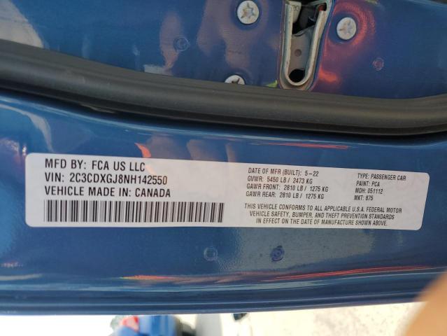2C3CDXGJ8NH142550 Dodge Charger Scat Pack